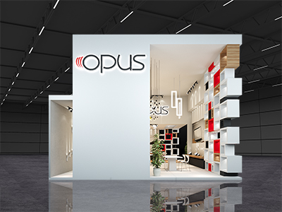 Opus照明展展台设计案例