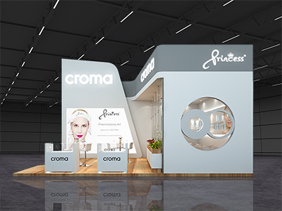 Croma美博会展台设计搭建案例
